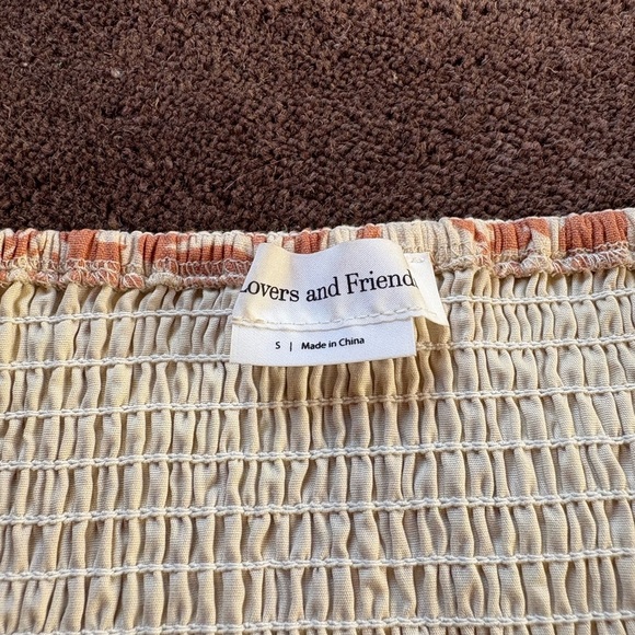 Lovers + Friends Orange and White Floral Mini Dress - Picture 5 of 6